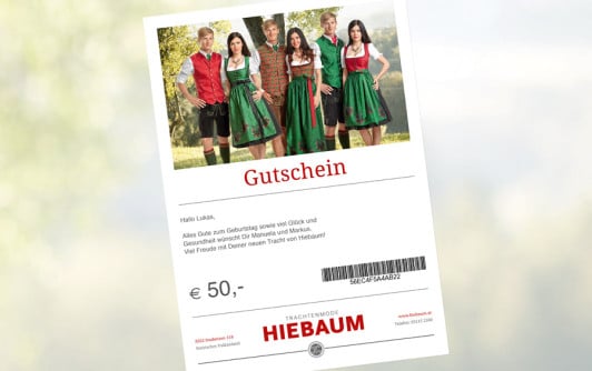 Hiebaum-E-Mail-Gutschein