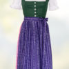 Hiebaum-Ausseer-Dirndl-gruen-rosa-Schuerze-lila-Blumenmuster-1